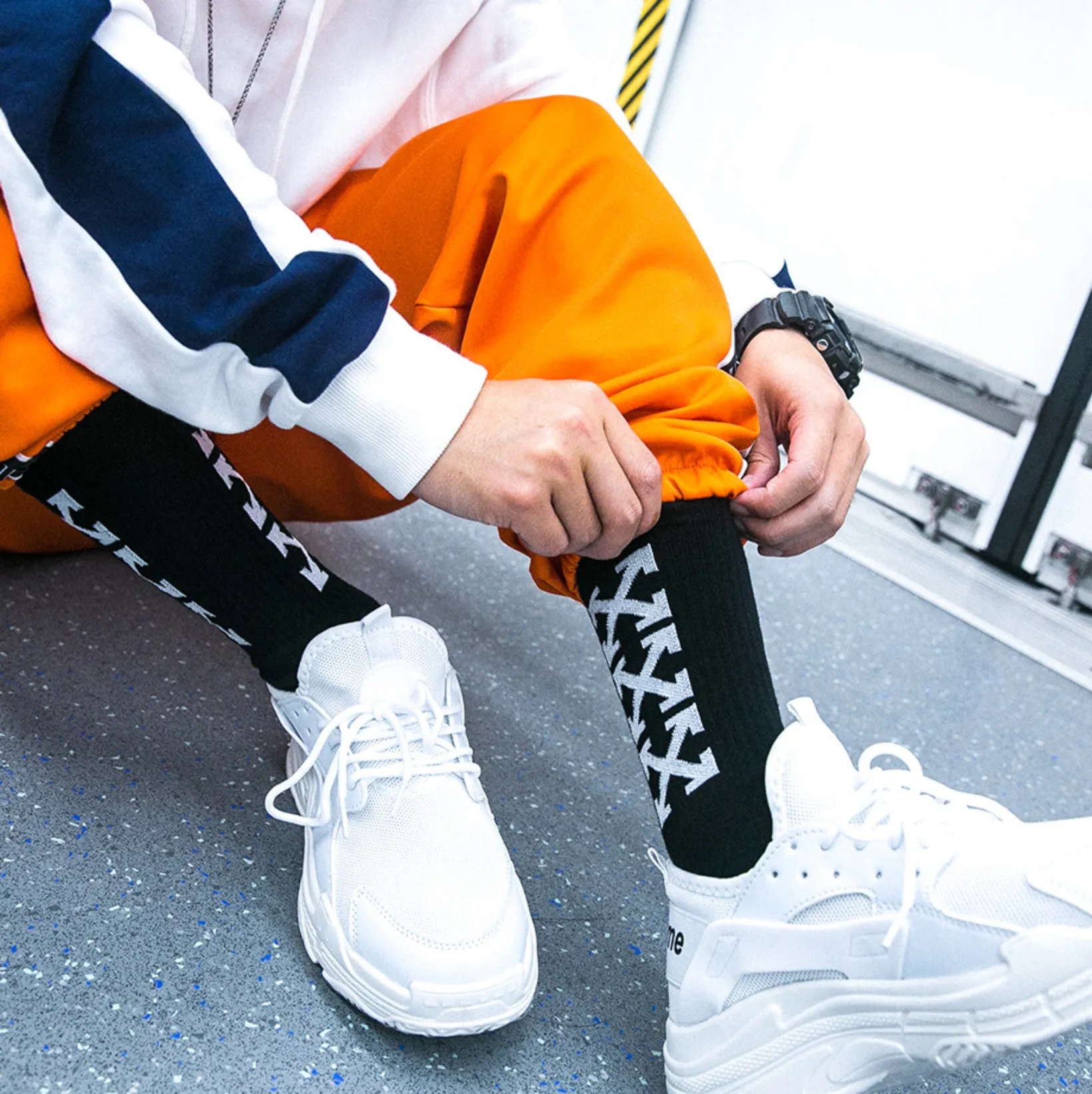 "X" Chaussettes Montantes Streetwear - URB1™