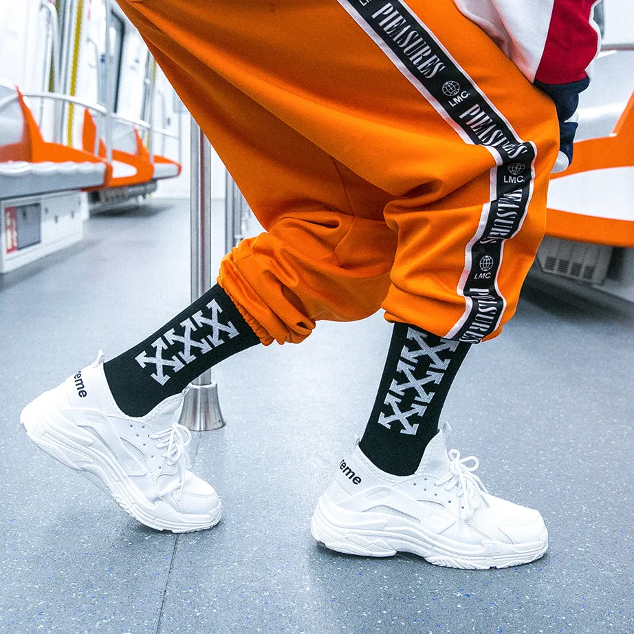 "X" Chaussettes Montantes Streetwear - URB1™