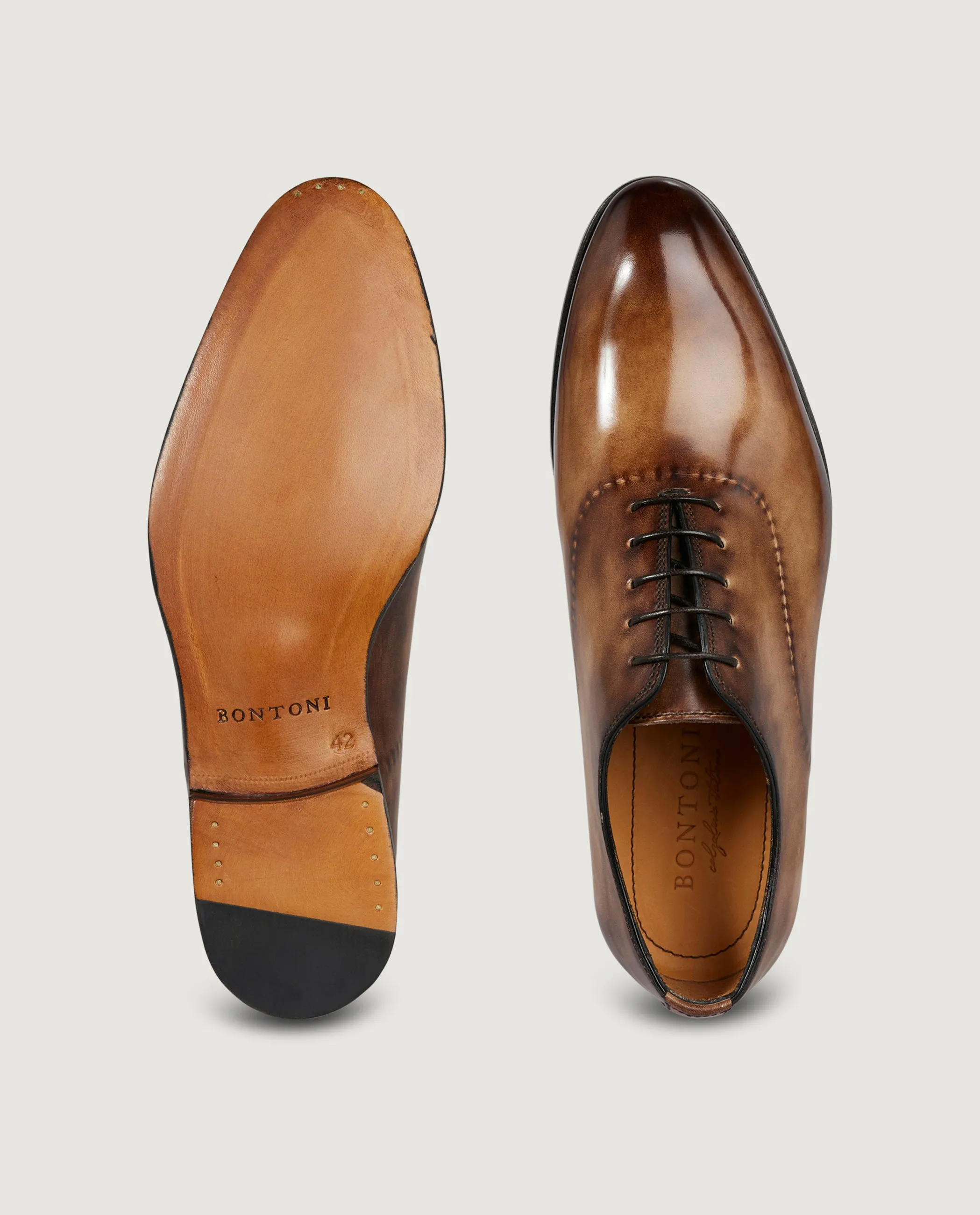 Reversed Stiched Oxfords - Bruin