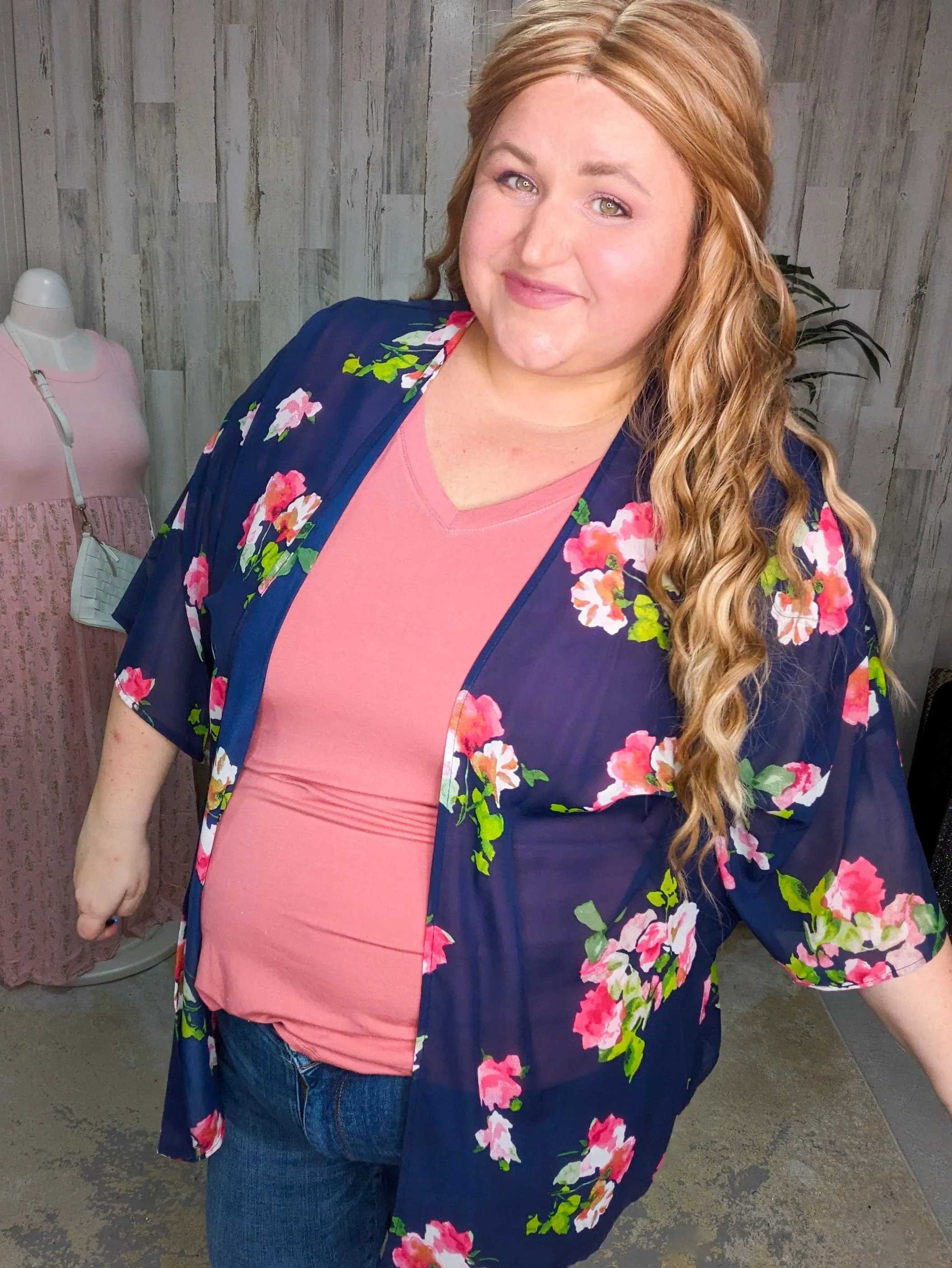 SALE- Lulu Floral Chiffon Kimono (3 colors)