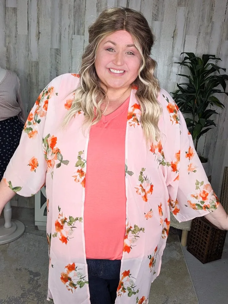 SALE- Lulu Floral Chiffon Kimono (3 colors)