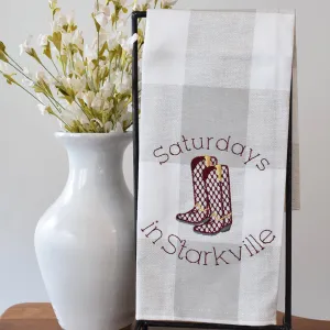 Saturdays in Starkville Hand Towel
