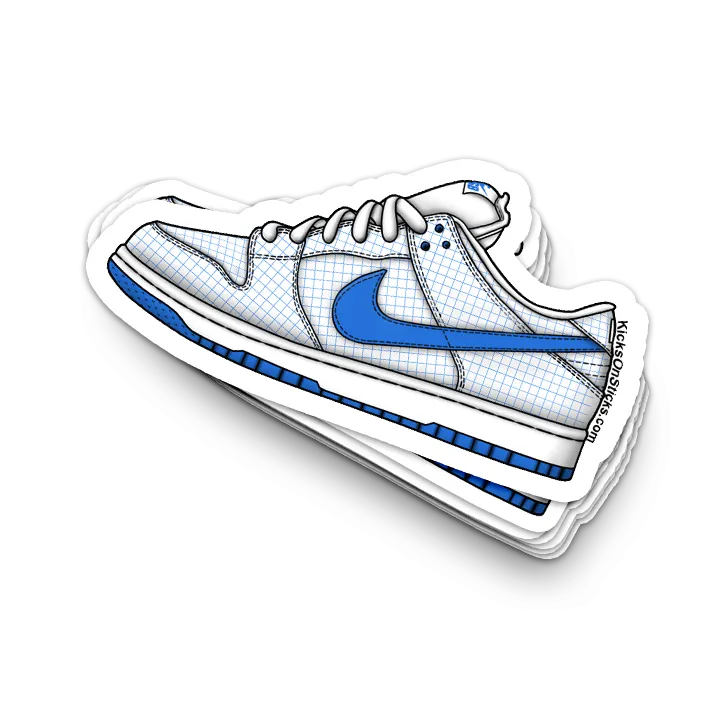 SB Dunk Low "Graph Paper" Sneaker Sticker