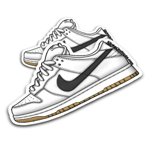 SB Dunk Low "Orange Label White" Sneaker Sticker
