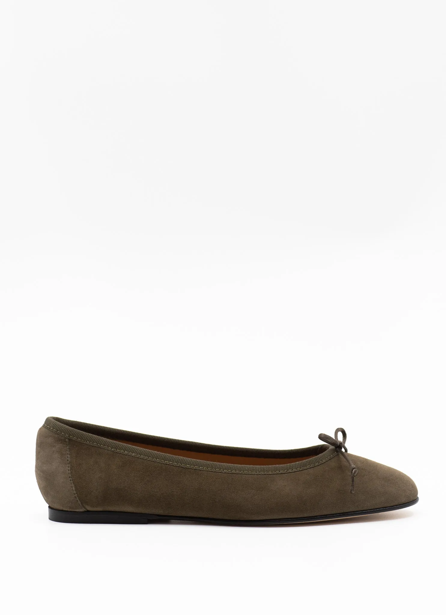 Scala in olive suede