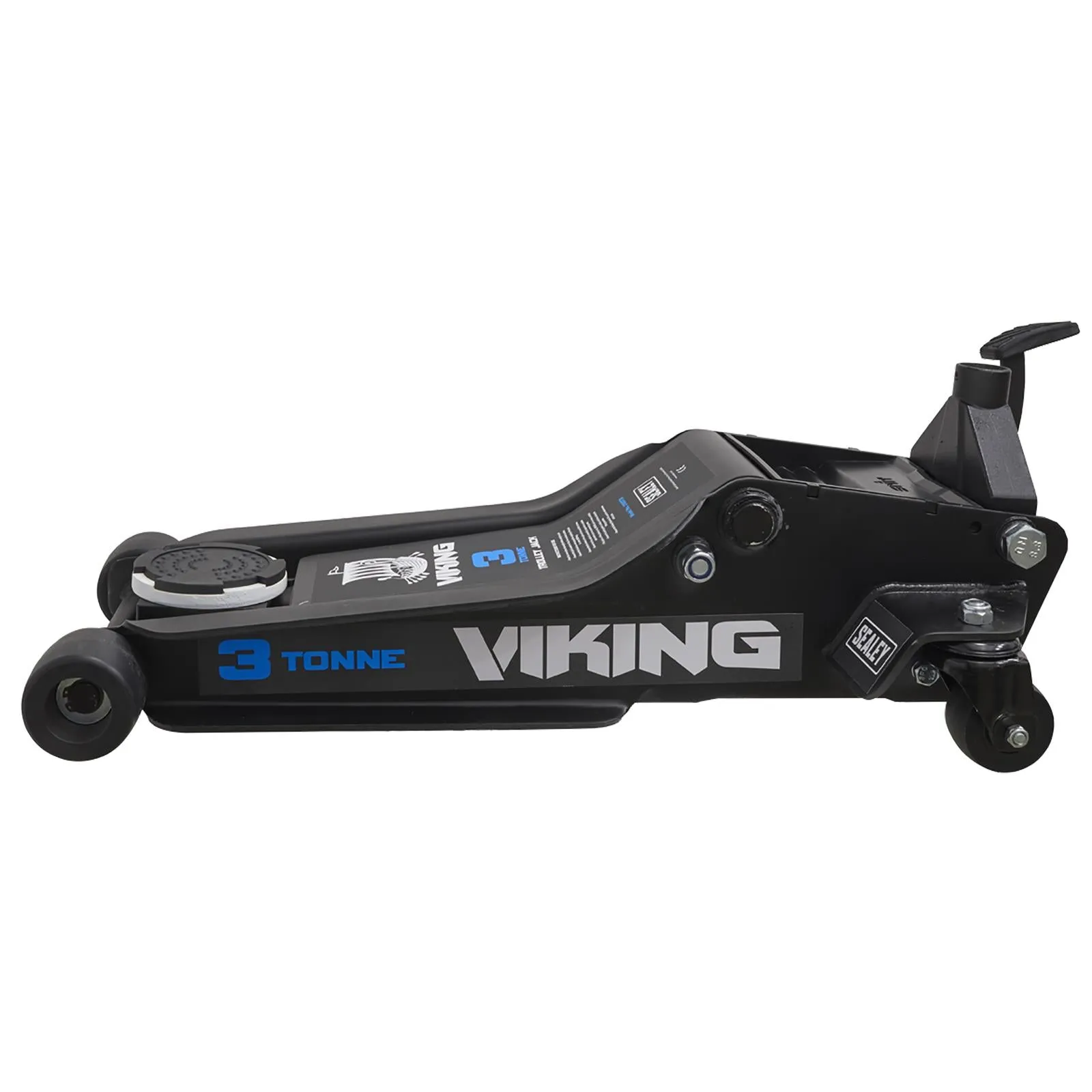 Sealey Viking 3 Tonne Low Entry Trolley Jack with Rocket Lift