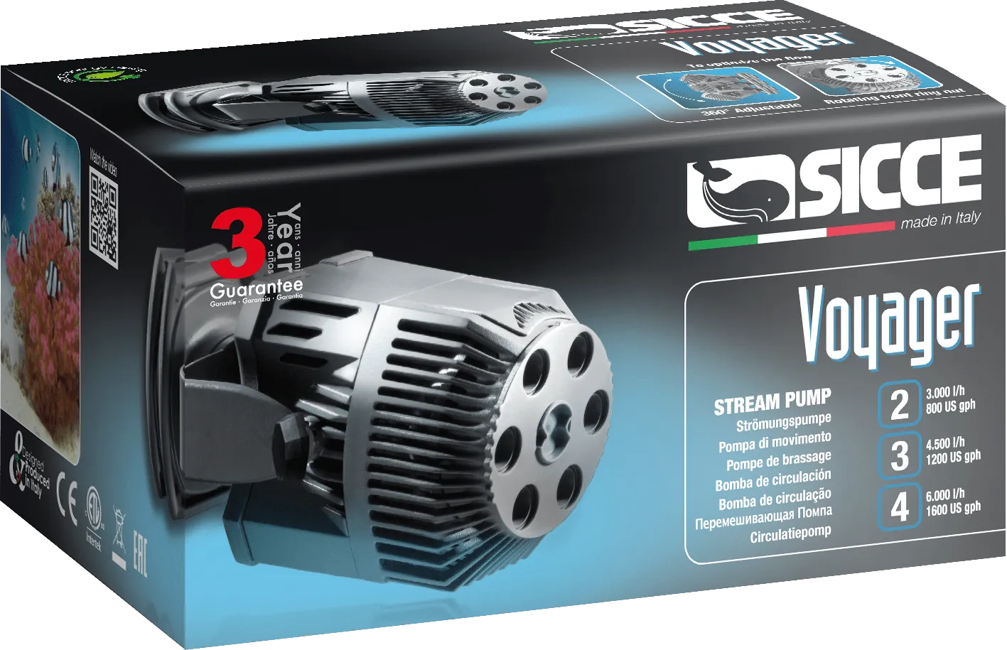 Sicce Voyager 3 Stream Pump 4500 L/H