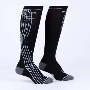 Sock It To Me Music is my Forte - Knee High Socks