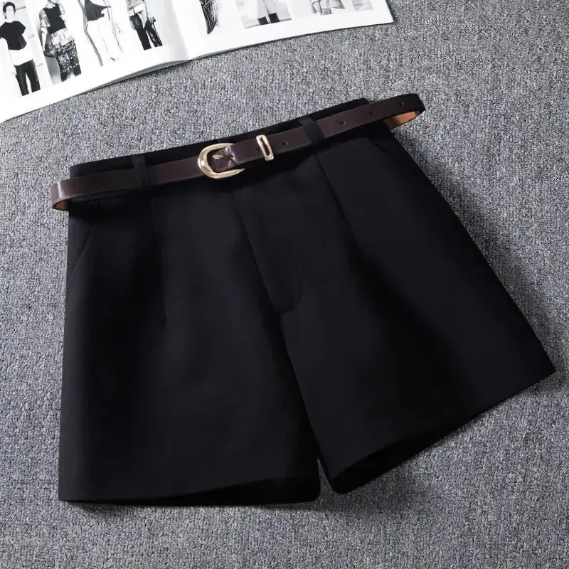 Solara™ High-Waist Belted Shorts