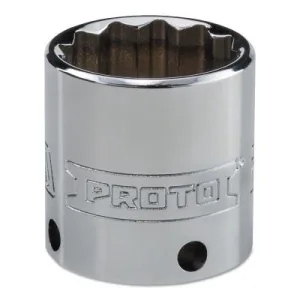 Stanley® Products Tether-Ready Drive Deep Sockets, 3/8 in Drive, 25 mm, 1 3/8 in L, 12 Points, 5225M-TT