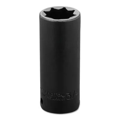 Stanley® Products Torqueplus Deep Impact Sockets 1/2 in, 1/2 in Drive, 13/16 in, 12 Points, 7326