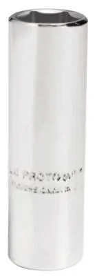 Stanley® Products Torqueplus Deep Sockets 1/4 in, 1/4 in Drive, 11/32 in, 12 Points, 4711LT