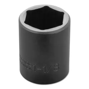 Stanley?? Products Torqueplus Impact Sockets, 1/2 in Drive, 1 1/8 in Opening, 6 Points, 7436H