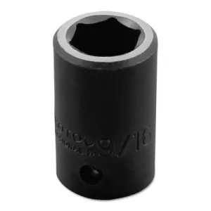 Stanley® Products Torqueplus Impact Sockets, 1/2 in Drive, 9/16 in Opening, 6 Points, 7418H