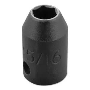 Stanley?? Products Torqueplus Impact Sockets 3/8 in, Hi Strength Magnetic, 3/8" Dr, 1/2 in, 6 Pt, 7216HF