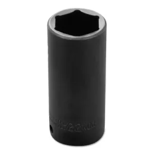 Stanley?? Products Torqueplus Metric Deep Impact Sockets 3/8 in, 3/8 in Drive, 22 mm, 6 Points, 7022M
