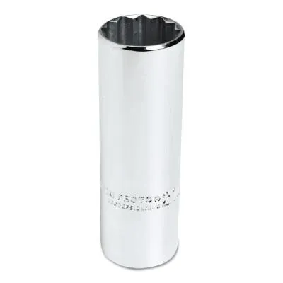 Stanley?? Products Torqueplus Metric Deep Sockets 1/2 in, 1/2 in Drive, 16 mm, 12 Points, 5316M