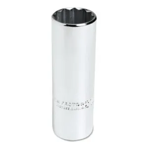 Stanley?? Products Torqueplus Metric Deep Sockets 1/2 in, 1/2 in Drive, 16 mm, 12 Points, 5316M