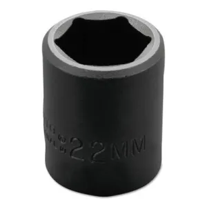 Stanley® Products Torqueplus Metric Impact Sockets 1/2 in, 1/2 in Drive, 22 mm, 6 Points, 7422M