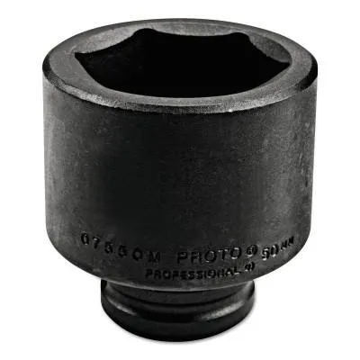 Stanley® Products Torqueplus Metric Impact Sockets 3/4 in, 3/4 in Drive, 24 mm, 6 Points, 07524M
