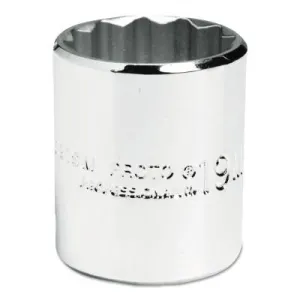Stanley® Products Torqueplus Metric Sockets 3/8 in, 3/8 in Drive, 19 mm, 12 Points, 5219M