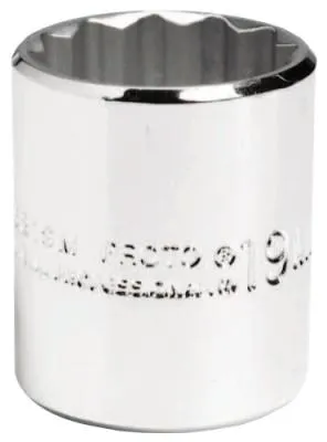 Stanley® Products Torqueplus Metric Sockets 3/8 in, 3/8 in Drive, 8 mm, 6 Points, 5208MH