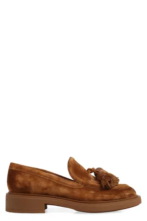 Suede loafers