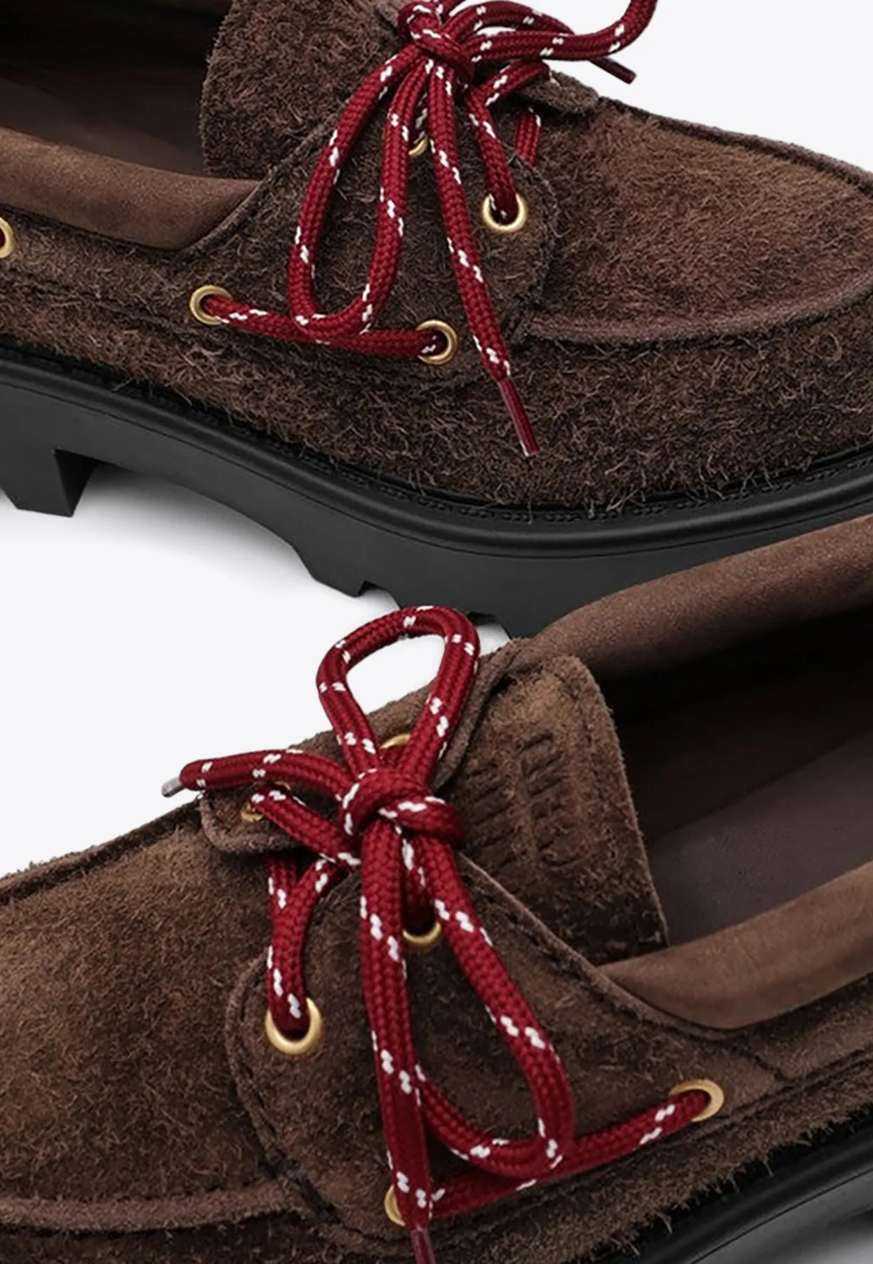 Suede Platform Loafers