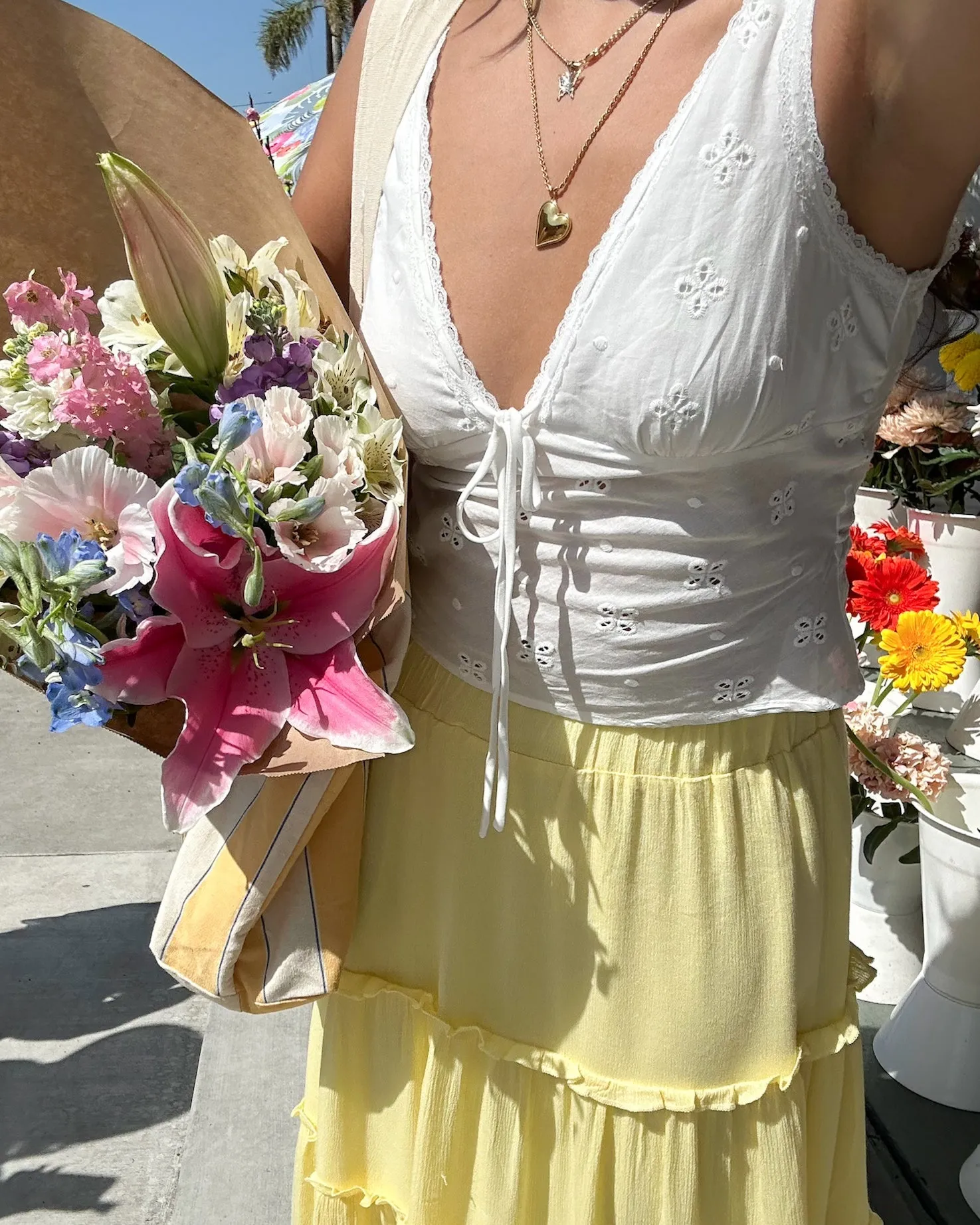 Sweet Mornings Eyelet Top