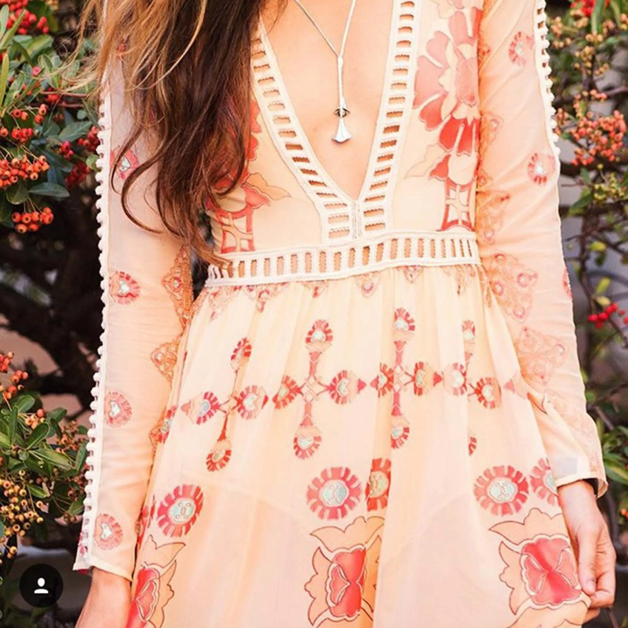 The Medallion Maxi Dress in Mustard
