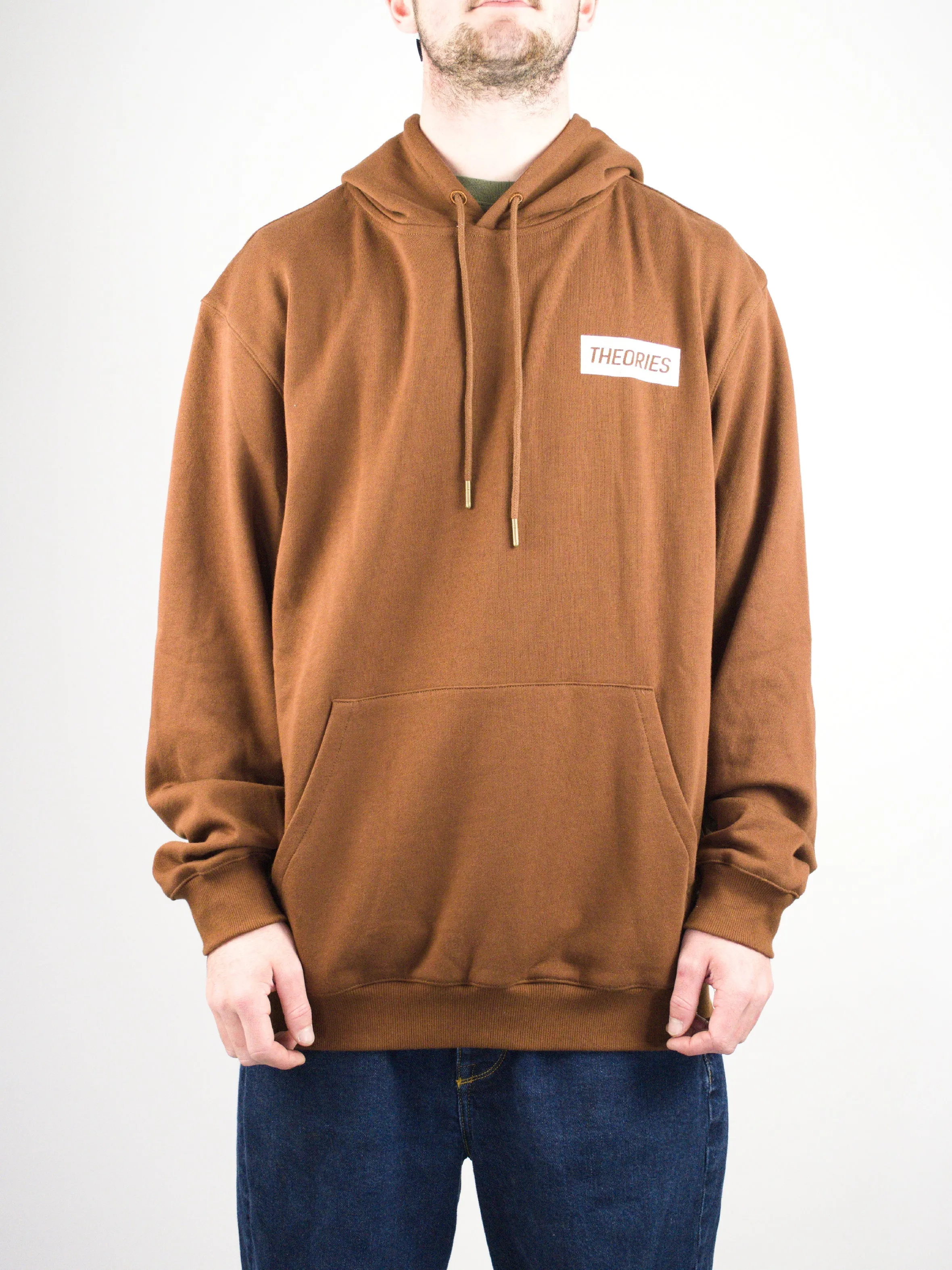 Theories of Atlantis - Hand of Theories Pull Over Hoodie - Chocolate Brown