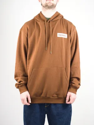 Theories of Atlantis - Hand of Theories Pull Over Hoodie - Chocolate Brown