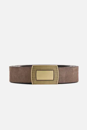 Thin Square Buckle Belt