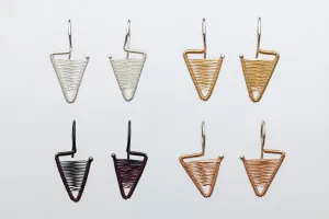 Tiny Shield Earrings