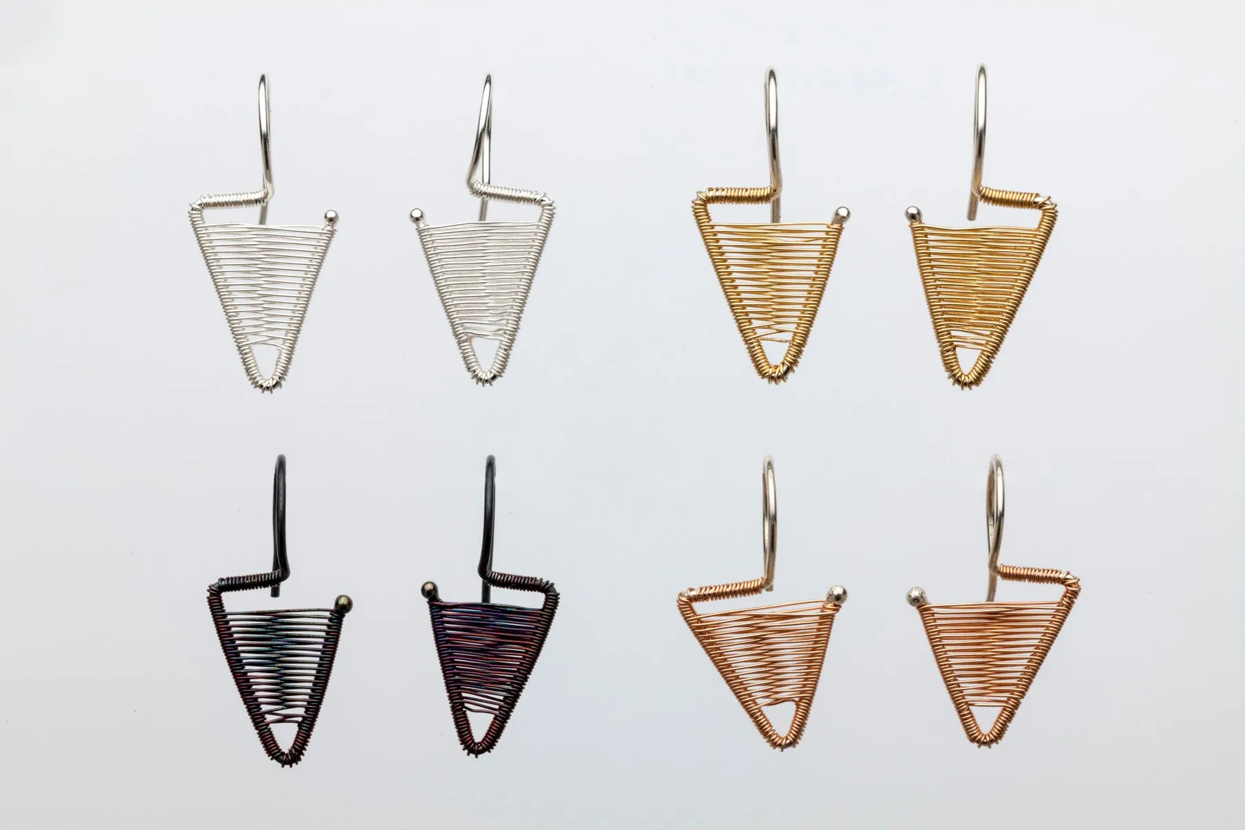 Tiny Shield Earrings