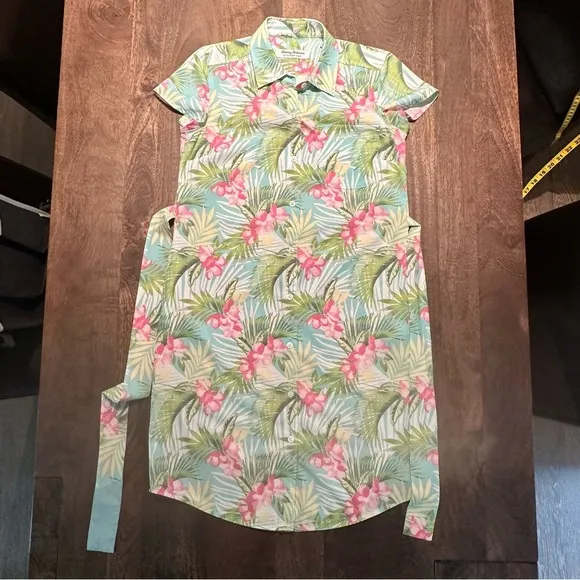Tommy Bahama Coast Jungle Royal IlandZone  Sleeveless Dress XXS Fits like Small