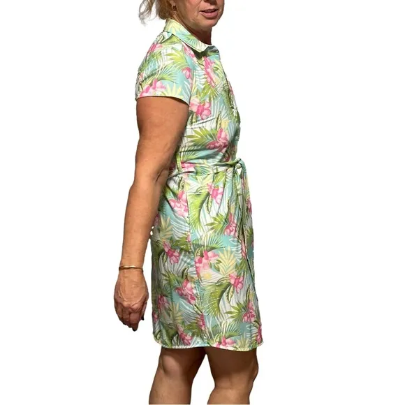 Tommy Bahama Coast Jungle Royal IlandZone  Sleeveless Dress XXS Fits like Small