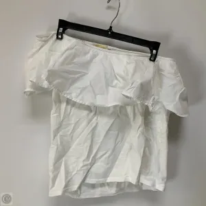 Top Short Sleeve By Evereve In White, Size: M