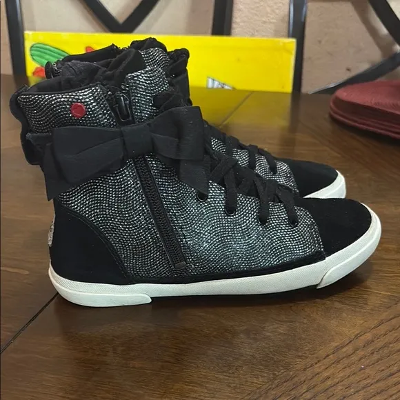 UGG Black and Gray High-Top Sneakers