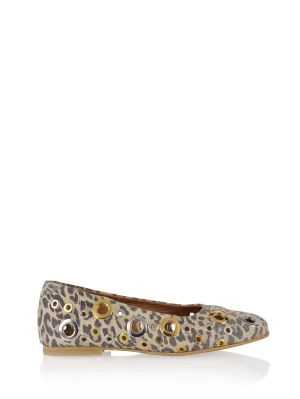VENETO rings leopard - Loafers | Sand