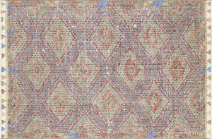 Vintage Turkish Kilim - 6' x 9'1"
