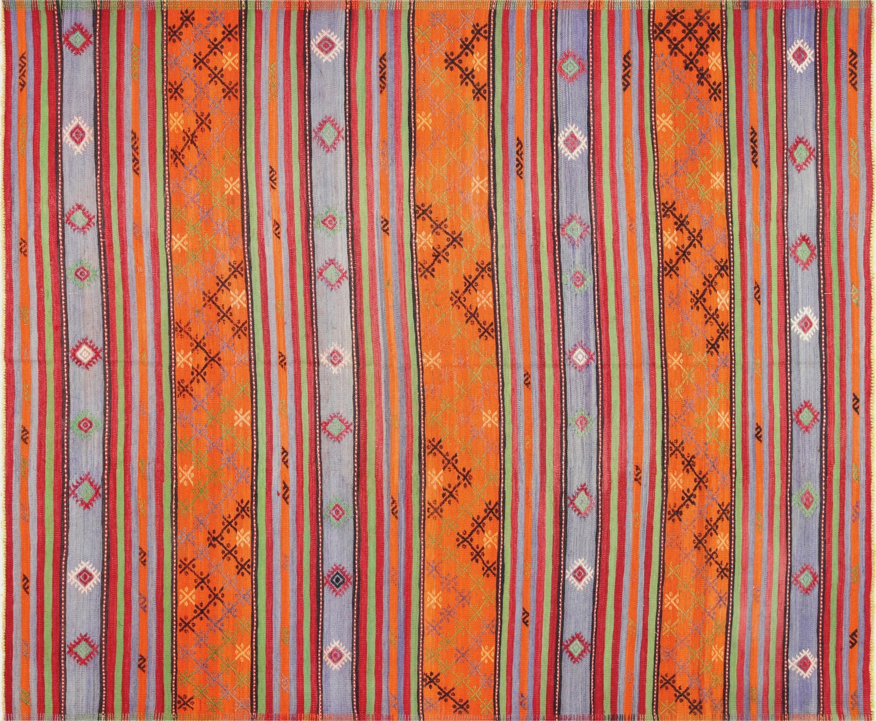 Vintage Turkish Kilim - 6'4" x 7'8"