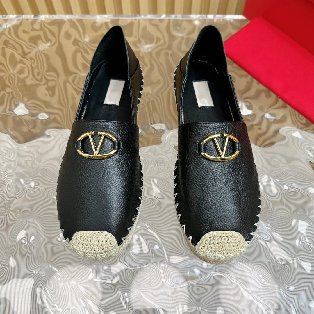 Vlogo Loafer Black Leather