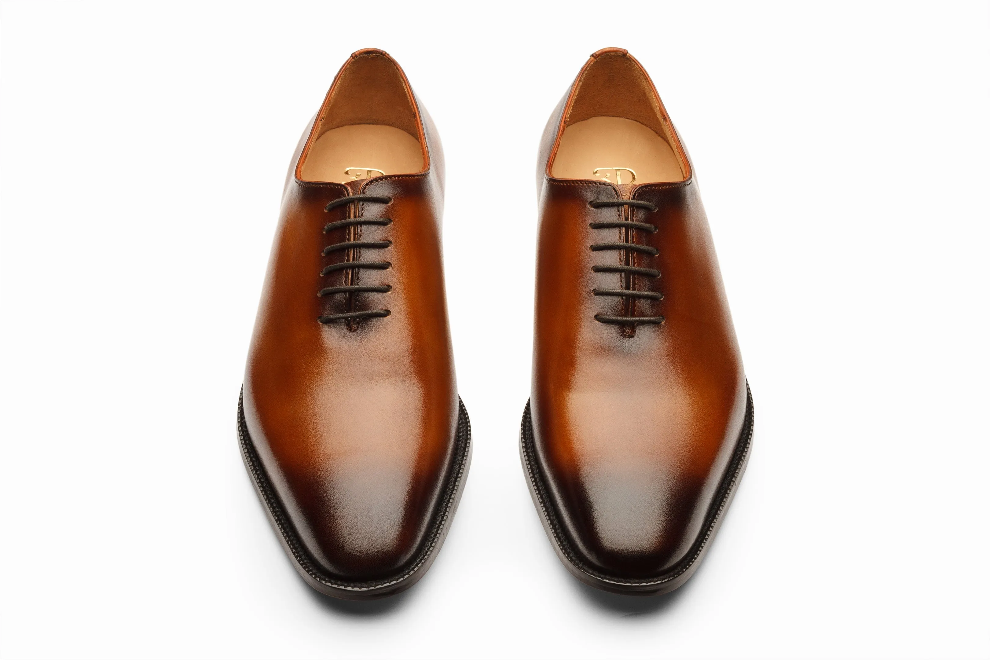 Wholecut Oxford - Brown Patina Finish