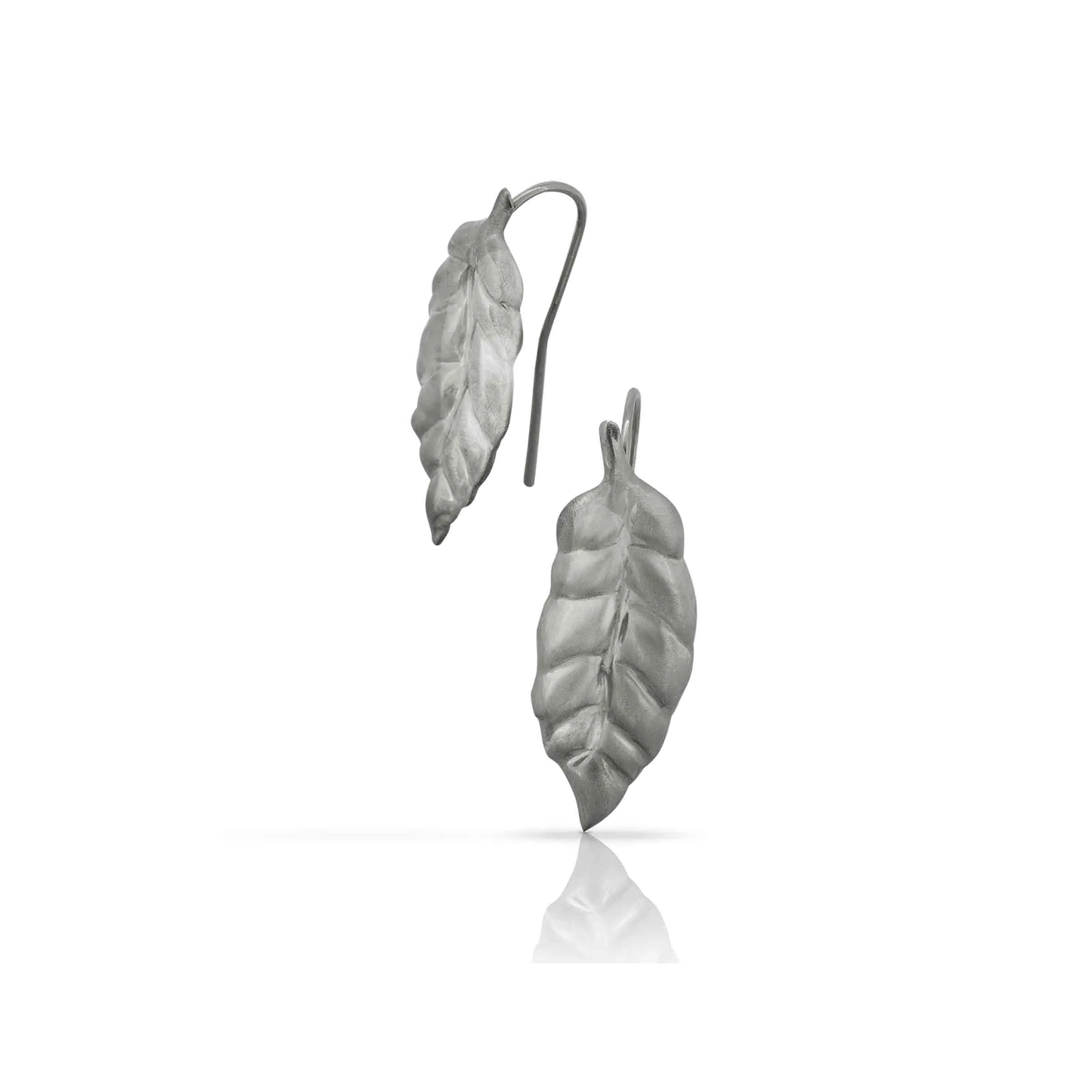 Windblown Leaf Earrings
