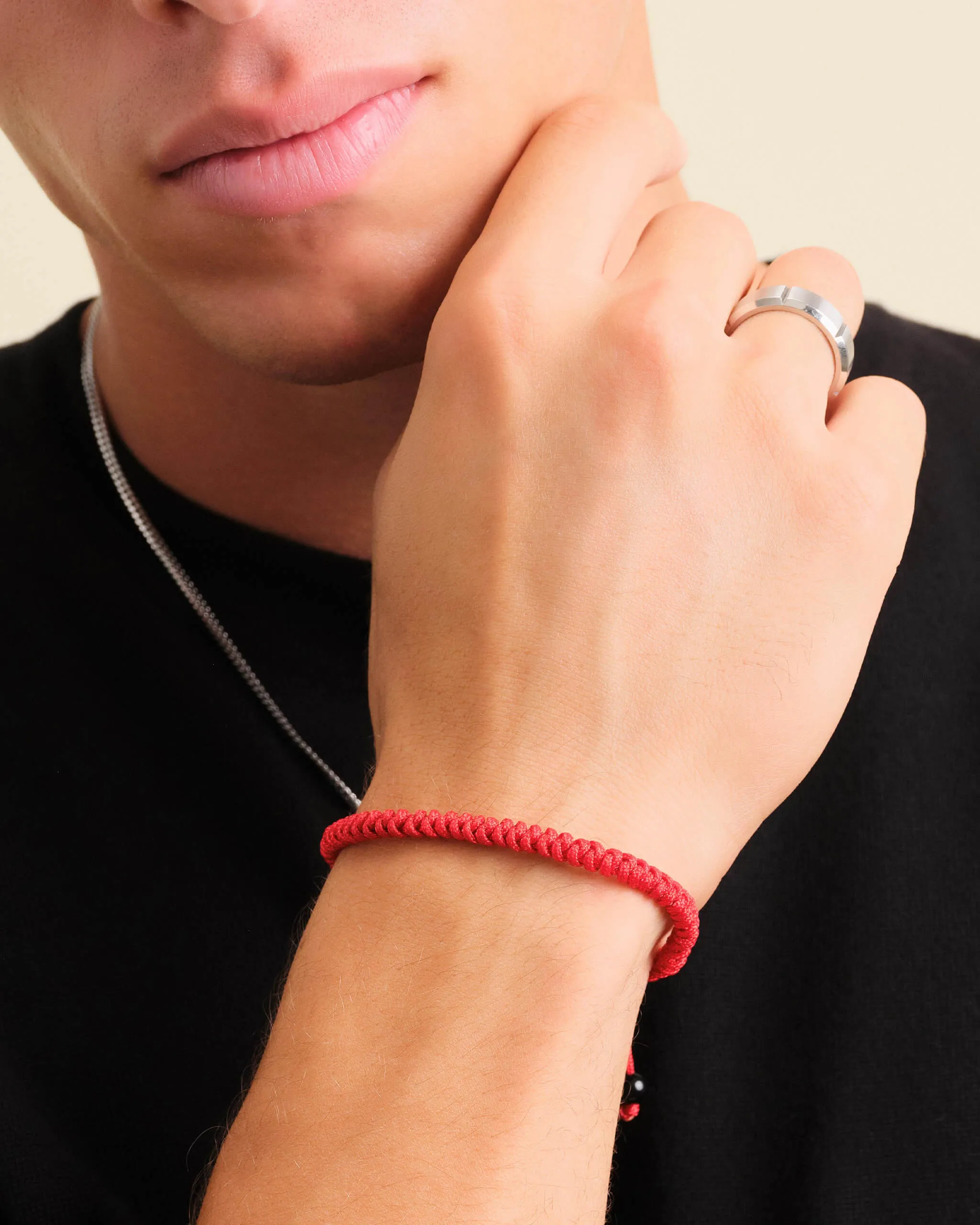 Woven Bracelet - Red
