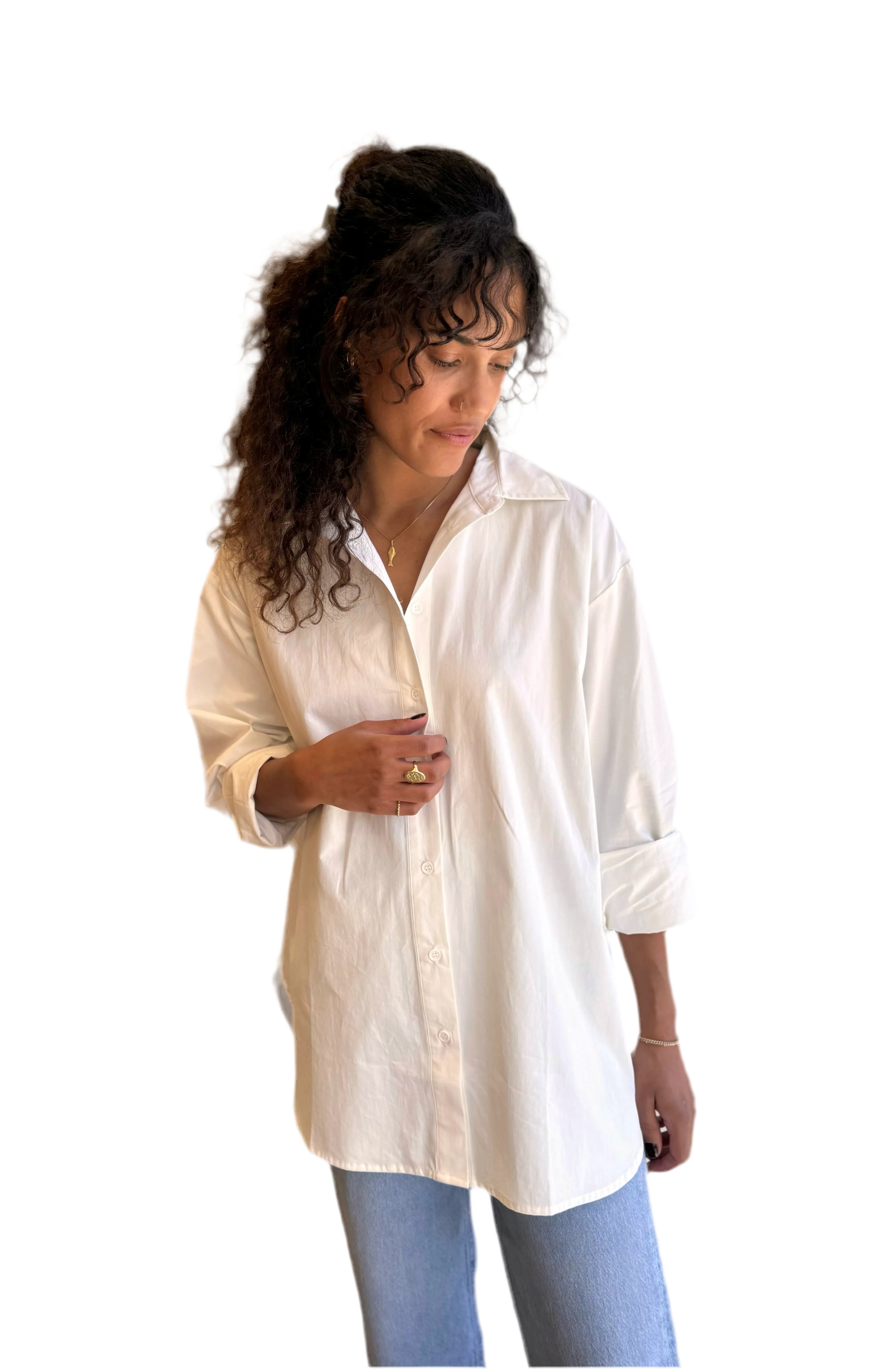 Woven cotton MARGOT button down