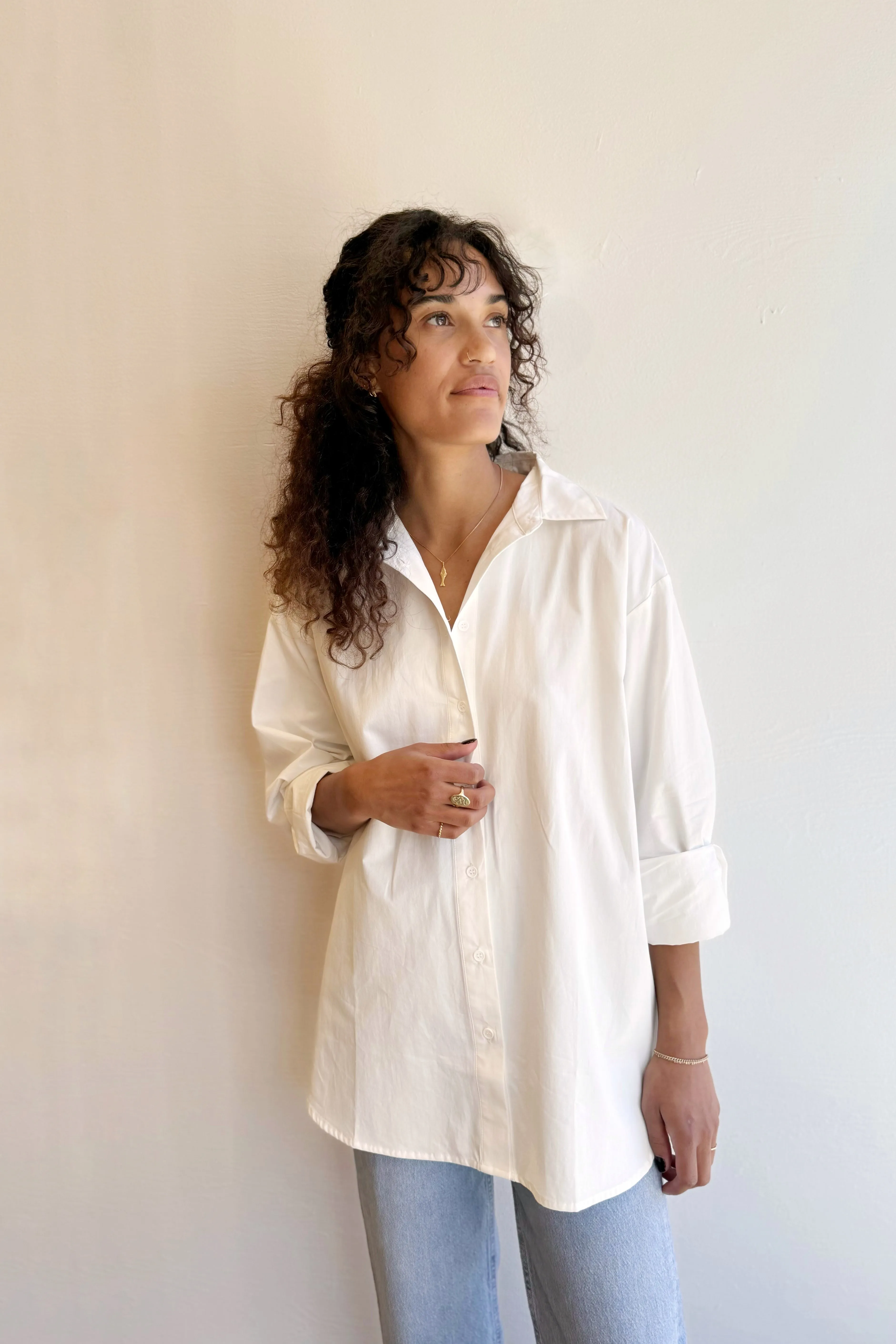 Woven cotton MARGOT button down
