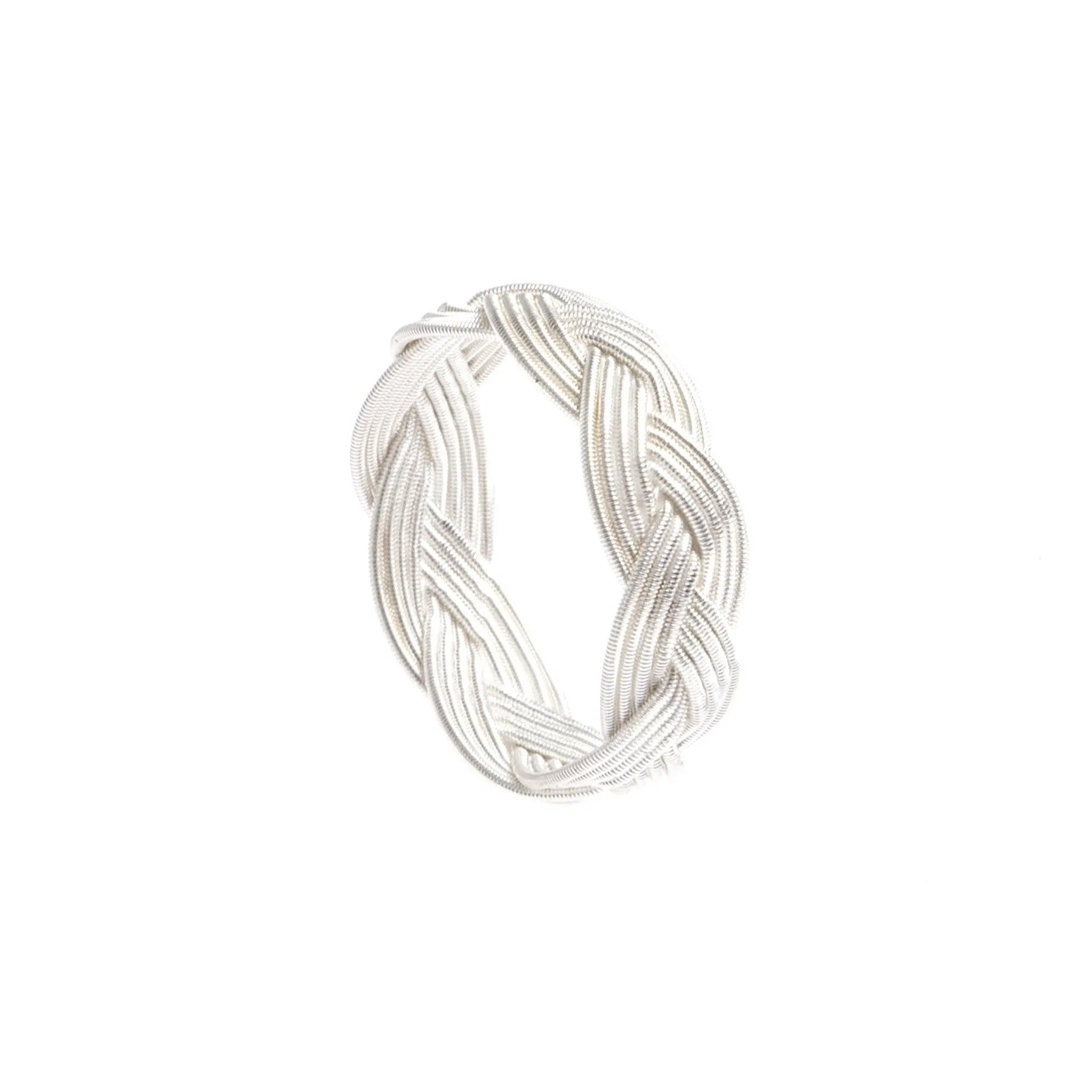 Woven Silver Ring - Hopa