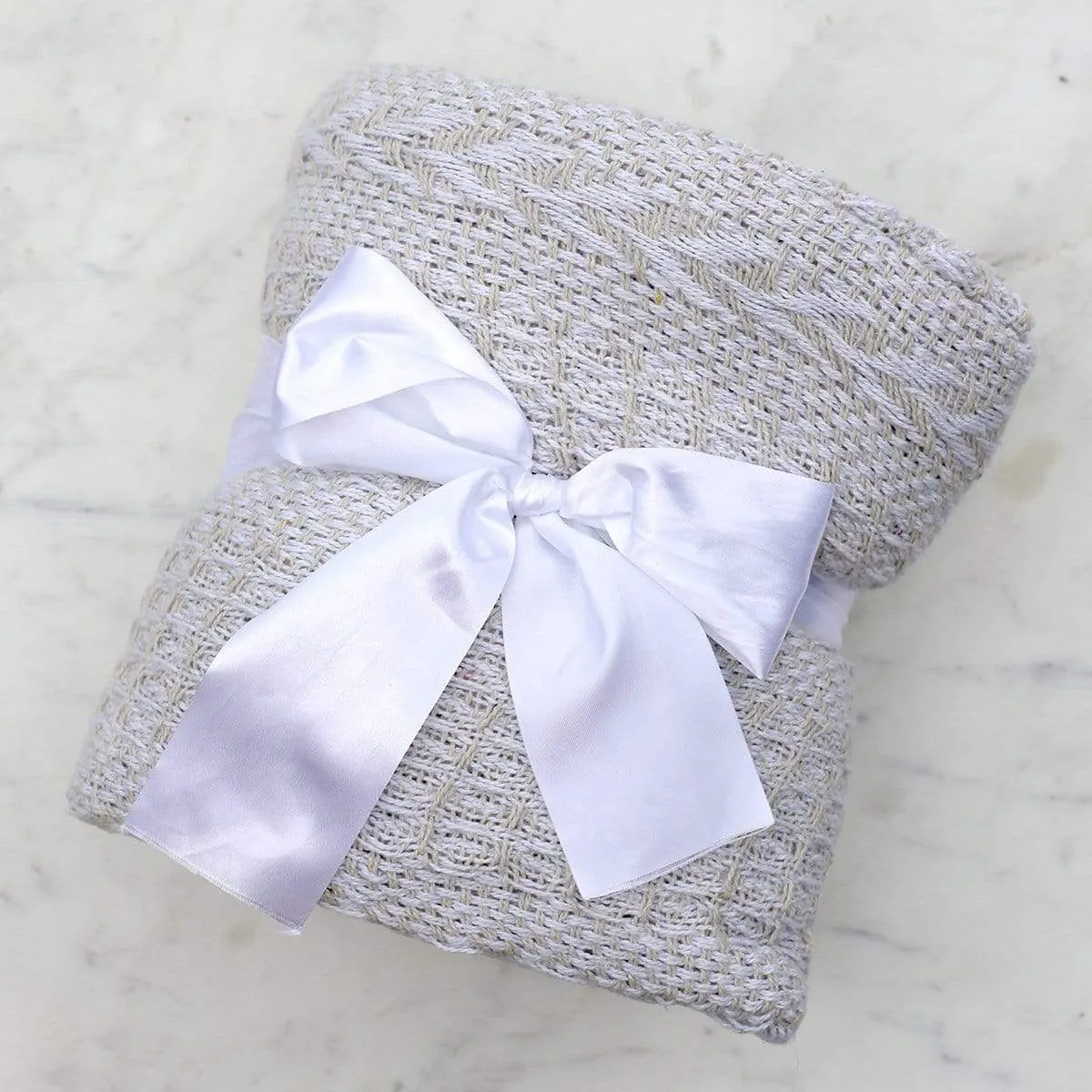 Woven Tan Throw